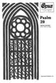 Psalm 29 SATB choral sheet music cover